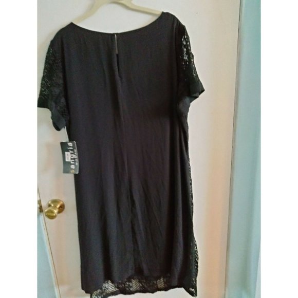 Sangria black lace dress, size 20W, new - Picture 3 of 10